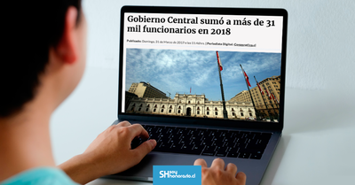 Gobierno Central sumó a más de 31 mil funcionarios en 2018